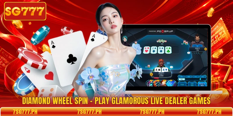 Diamond Wheel Spin - Play Glamorous Live Dealer Games