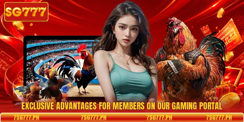 Exclusive advantages for members on our gaming portal