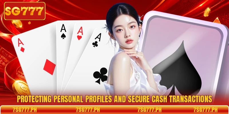 Protecting personal profiles and secure cash transactions