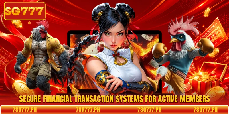 Secure financial transaction systems for active members
