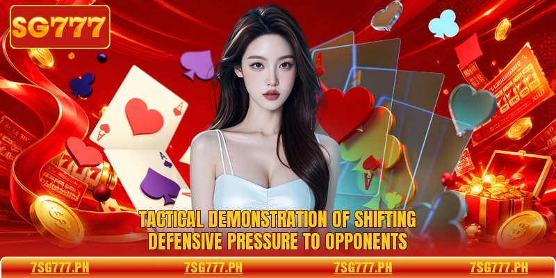 Tactical demonstration of shifting defensive pressure to opponents