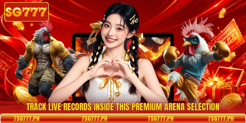 Track live records inside this premium arena selection
