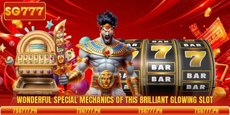 Wonderful special mechanics of this brilliant glowing slot